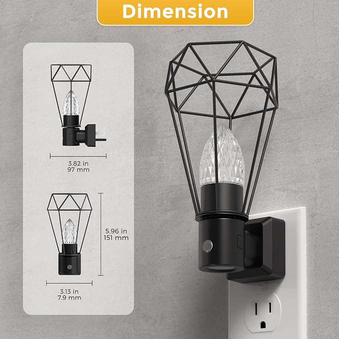 L LOHAS LED Night Light, 2 Pack Night Lights Plug into Wall - Image 5