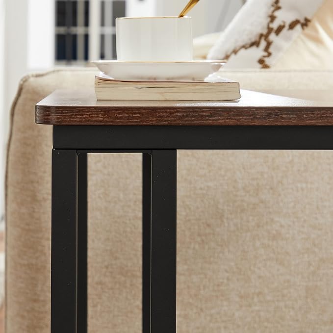 VASAGLE C Shape End Table for Couch or Sofa, Industrial Small Side Table - Image 8