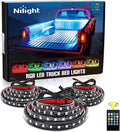 Nilight 3PCS 60 Inch RGB Truck Bed Light Strip 270 LED Neon Accent LED by Nilight