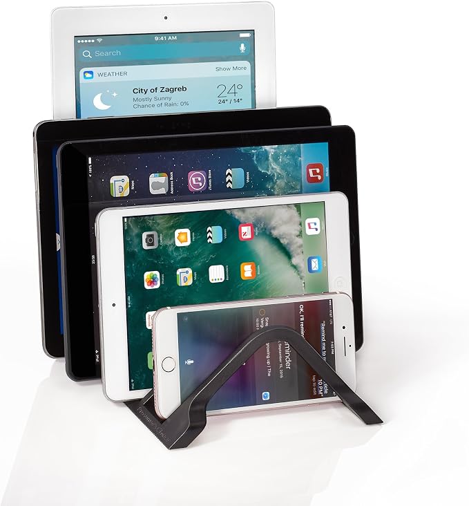 Prosumer's Choice Universal 5 Tablet and Smartphone Charging Organizer Rack/Desktop Stand Holder by ProsumersChoice