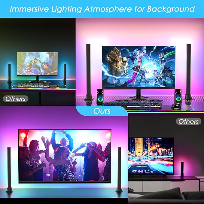 16.5" Smart Light Bar, RGB LED Light Bar for Room, Ambient Backlight for TV - Image 3