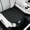 KAYI Car Seat Cushion, Comfort Memory Foam Car Cushions for Driving, Breathable Leather Surface with Anti Slip Rubber Bottom, Seat Cushion for Car and Office Chair (1, Knit Style Black) by KAYI