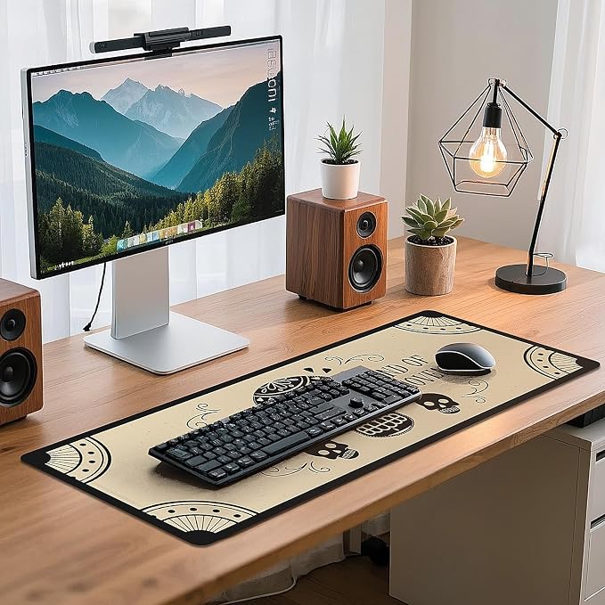 Gaming Mouse Pad - (31.5"×11.8") Skull Large Mouse Pads for Desk - Desk Mat for Keyboard and Mouse with Non-Slip Base, Desks Pad Matfor Game/Office & Home - Image 7