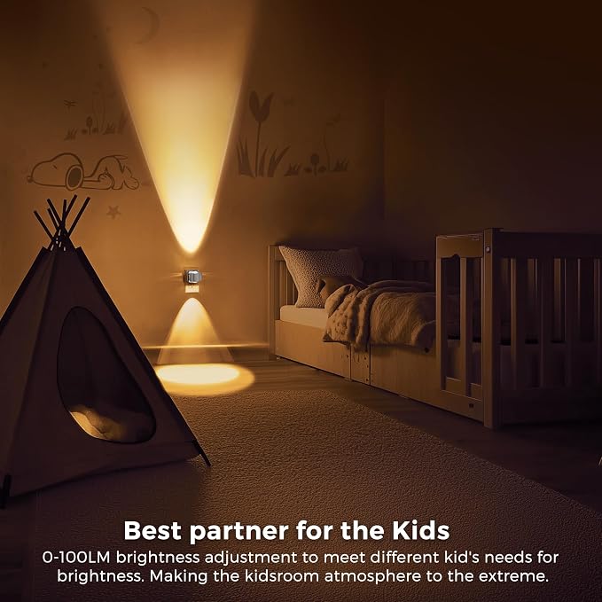 L LOHAS LED Night Light Projector, Night Lights Plug into Wall Light Sensor - Image 5