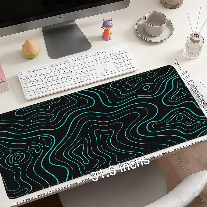 Mouse Pad Gaming - Desk Mat for Keyboard and Mouse - Large Mouse Pads for Desk, Gaming Mousepad with Non-Slip Base, Desks Pad (31.5" X 11.8") for Game, Office and Home - Image 6