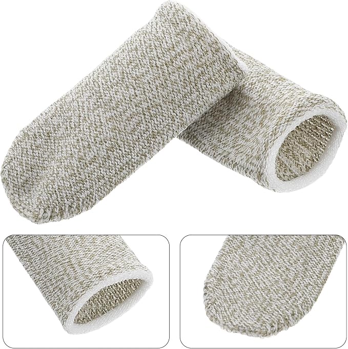 PartyKindom 10pcs Gaming Finger Sleeves for Mobile Gaming Breathable Cotton and Chinlon Material Comfortable Fit Thumb Guards Anti-Sweat Finger Covers for Better Control and Precision - Image 8
