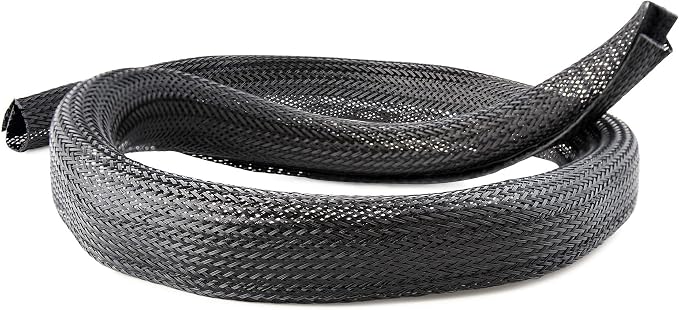 StarTech 10ft (3m) Cable Management Sleeve, Black (WKSTNCMFLX) - Image 3