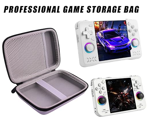 WAIYUCN Hard Carrying Case Compatible with RF40H/Upgraded XF40H Handheld Game Console Case (Grey) - Image 2