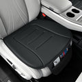 KAYI Car Seat Cushion, Comfort Memory Foam Car Cushions for Driving, Breathable Leather Surface with Anti Slip Rubber Bottom, Seat Cushion for Car and Office Chair (2 Pack, Black) by KAYI