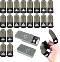 20 Pack Pure Silver Gaming Finger Sleeves Anti Slip Sweat Proof Covers Mobile Phone Gaming Gloves 0.15mm Dedales Gamer Profesionales Sensitive Touch Durable Gaming Thumb Sleeve for Pubg by Unknown