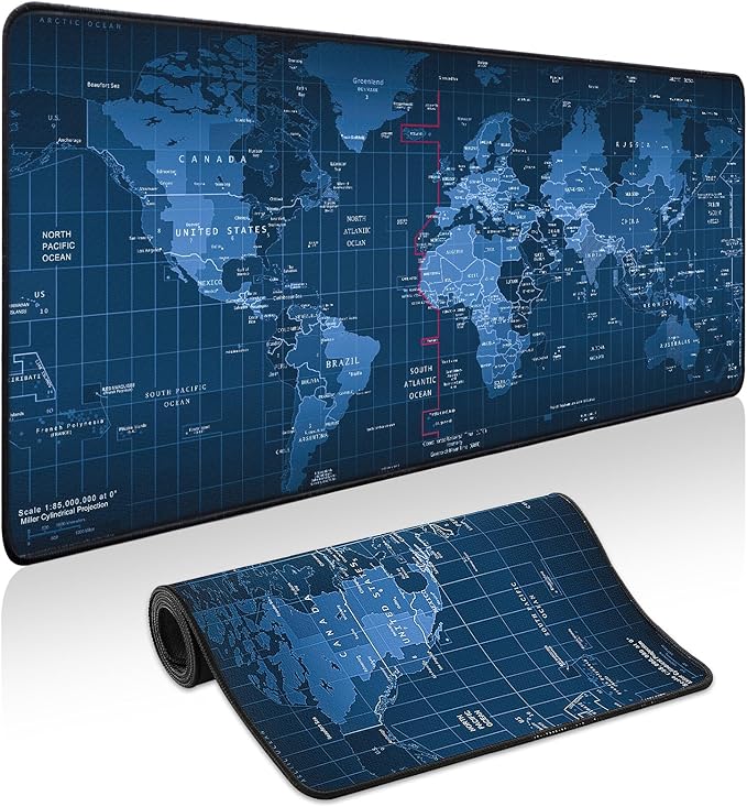 Mouse Pad Gaming - Desk Mat for Keyboard and Mouse - Large Mouse Pads for Desk, Gaming Mousepad with Non-Slip Base, Desks Pad (31.5" X 11.8") for Game, Office and Home by Unknown