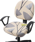 Smiry Stretch Printed Office Computer Desk Chair Covers for Seat & Backrest | Stretch Fit, Soft Fabric Universal Washable Removable, Anti-Dust Rotating Chair Slipcovers Protector by Smiry