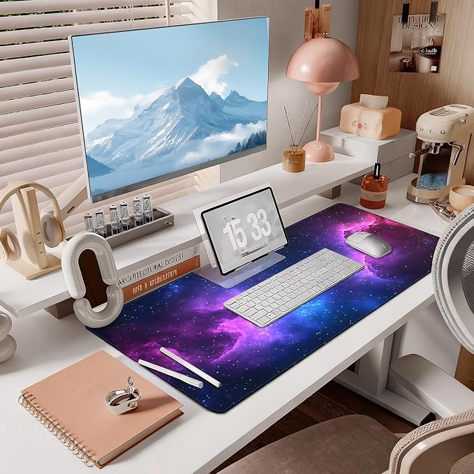 Mouse Pad Gaming - Desk Mat for Keyboard and Mouse - Large Mouse Pad for Desk, Mousepad (35.4" X 15.7") with Non-Slip Base, Desks Pad Mat Office and Home - Image 7