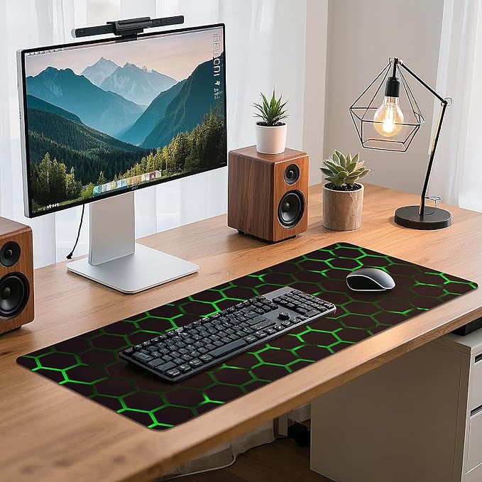 Mouse Pad Gaming - Desk Mat for Keyboard and Mouse - Large Mouse Pads for Desk, Gaming Mousepad with Non-Slip Base, Desks Pad (31.5" X 11.8") for Game, Office and Home - Image 7