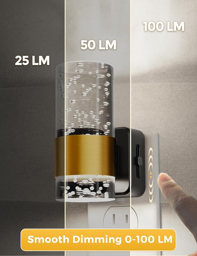 L LOHAS LED Night Light, Decorative Night Lights Plug into Wall - Image 3