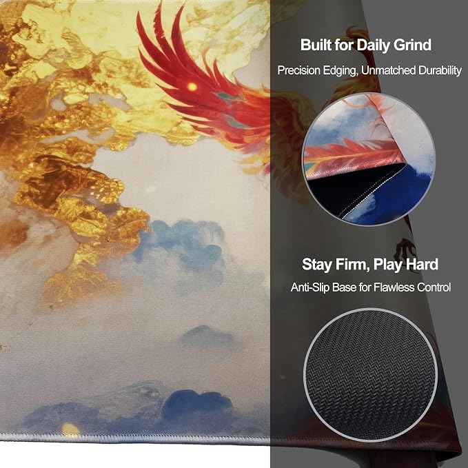 XXL Gaming Mouse Pad 35.4x15.7 Professional Large Mouse Pad & Computer Game Mouse Mat-90x40 Phoenixcmh - Image 3