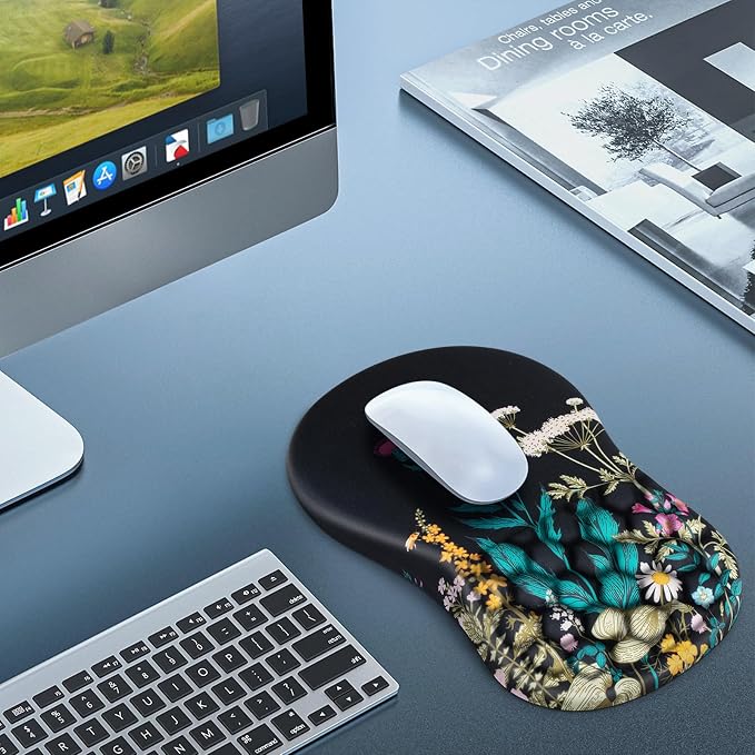 Canjoy Mouse Pad with Wrist Rest, Ergonomic Wrist Support with Massage - Image 7