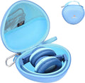 Aproca Kids Headphones Case Compatible with iClever BTH12 / HS19 / BTH26 Kids Bluetooth Headphones, Storage Hard Bag -Sky Blue (Case Only) by Aproca
