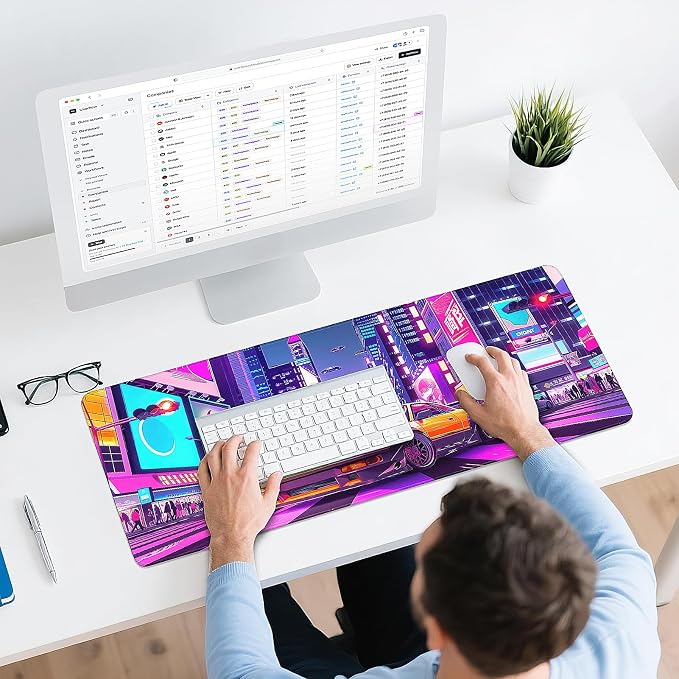 Gaming Mouse Pad - (31.5"×11.8") Sports Car Large Mouse Pads for Desk - Desk Mat for Keyboard and Mouse with Non-Slip Base, Desks Pad Matfor Game/Office & Home - Image 6