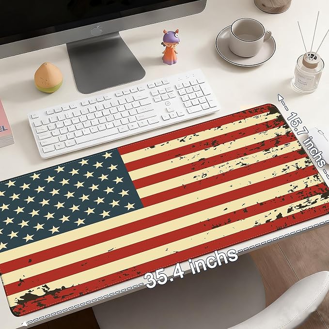 Mouse Pad Gaming - Desk Mat for Keyboard and Mouse - Large Mouse Pad for Desk, Mousepad (35.4" X 15.7") with Non-Slip Base, Desks Pad Mat Office and Home - Image 6