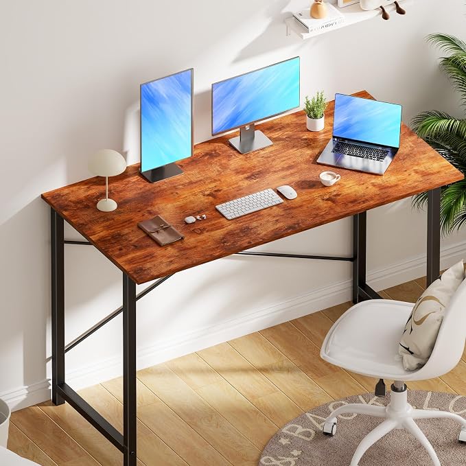 OLIXIS Computer Desk, Home Office Desk, Study Table 47 Inch - Image 2