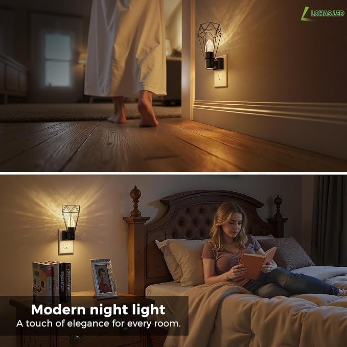 L LOHAS LED Night Light, 2 Pack Night Lights Plug into Wall - Image 7