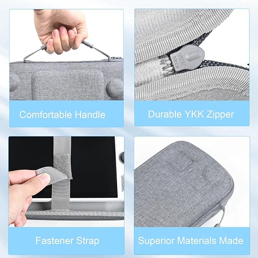RLSOCO Carrying Case for ASUS ROG Xbox Ally/ROG Xbox Ally X 7" FHD Gaming Handheld Console - Grey (Case Only) - Image 3