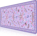 iCasso Purple Large Mouse Pad, Desk Matt for Desktop | XXL Desk Mat for Keyboard and Mouse, Anti-Slip Big Mousepad Computer Mat with Stitched Edges by iCasso