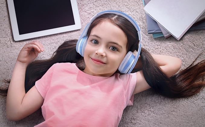 eKids Disney Frozen 2 Bluetooth Headphones with Microphone, Volume Reduced to Protect Hearing, Adjustable Wireless Headphones for School Home Travel, for Fans of Anna and Elsa - Image 5