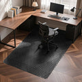 BesWin Office Chair Mat for Hard Floors, 48" x 60" Heavy Duty Large Computer Desk Chair Mats for Hardwood Floor, Anti-Slip Under Chair Floor Protector Mat for Home Office, Gaming - Black by BesWin