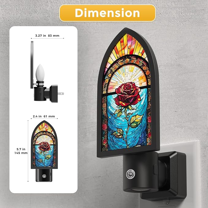 L LOHAS LED Night Lights Plug into Wall, Night Light with Light Sensor - Image 5