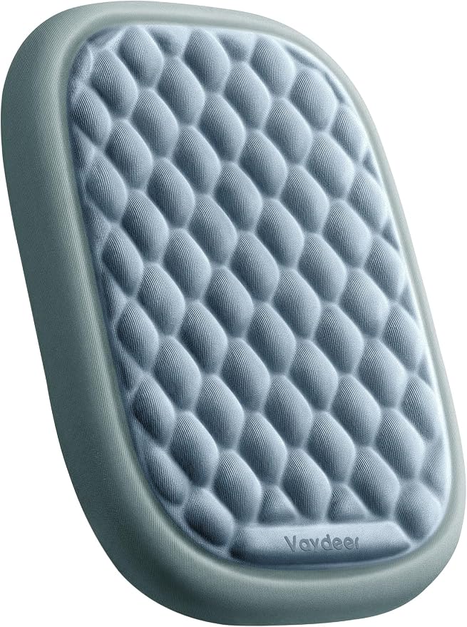 [Upgraded Larger and Thicker] Vaydeer Elbow Rest Pad, Desk Wrist Rest Memory Foam Armrest, Ergonomic Mouse Cushion Support, Wrist Pain Relief for Computer Laptop Working Typing Gaming Office-Gray by Vaydeer