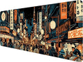 Japanese Street Desk Pad Mouse Pad Anime Tokyo Night Market XL Mouse Pad Large Mousepad Extended Laptop Keyboard Mat Gaming Desk Pad Mouse Mat Office Computer Keyboard Laptop Home 31.5"x11.8" by Unknown