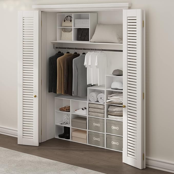 Furinno Luder 3-Tier Open Shelf Bookcase, White - Image 2