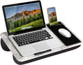 LAPGEAR Home Office Lap Desk – White Marble, Fits 15.6” Laptops by LapGear