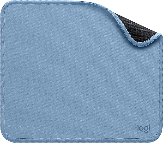 Logitech Studio Series Small Mouse Pad, Anti-Slip 9x8 Inches, Blue Grey | Anti-slip rubber base, easy gliding surface, durable materials, portable design, for computers by Unknown