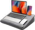 HUANUO Laptop Lap Desk with Cushion, Fit up to 15.6" Laptop, Gray by HUANUO