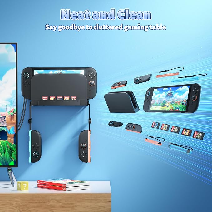 FASTSNAIL Wall Mount & Organizer for Nintendo Switch 2/Switch 1 - Image 4