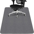 Sycoodeal Office Chair Mat for Hardwood Floor,Office Computer Gaming Chair Mat for Tile Floor,Large Floor Protector Rug,Anti-Slip,Easy to Clean,Grey(48"x55") by SYCOODEAL