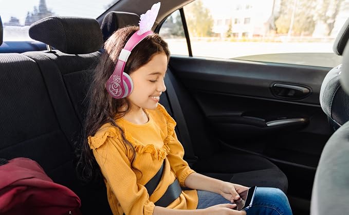Wicked Glinda Bluetooth Headphones for Kids, Wireless Headphones for School, Home or Travel - Image 5