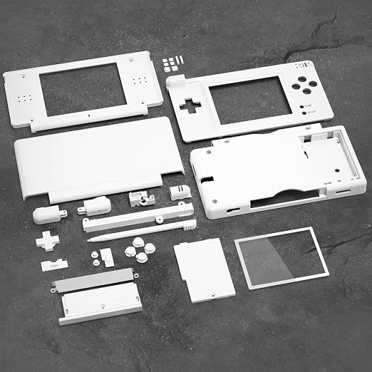 eXtremeRate White Replacement Full Housing Shell for Nintendo DS Lite, Custom Handheld Console Case Cover with Buttons, Screen Lens for Nintendo DS Lite NDSL - Console NOT Included - Image 6