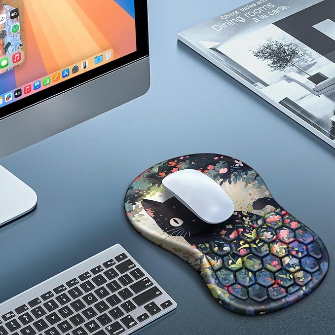 Mouse Pad with Wrist Rest, Canjoy Ergonomic Wrist Support with Massage - Image 7