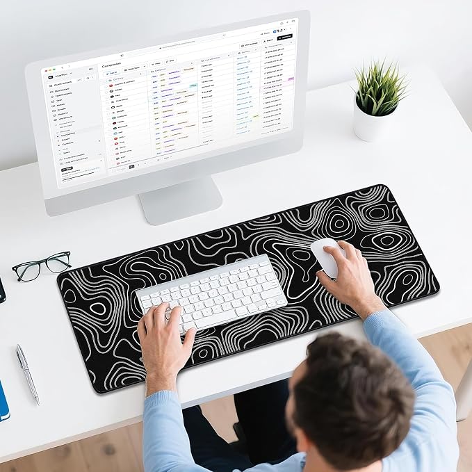 Mouse Pad Gaming - Desk Mat for Keyboard and Mouse - Large Mouse Pads for Desk, Gaming Mousepad with Non-Slip Base, Desks Pad (31.5" X 11.8") for Game, Office and Home - Image 6