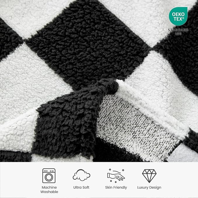 The Chair Blanket for Office,3-in-1(Chair Blanket/Seat Cushion/Pillow) Stay-in-Place Office Blankets for Women Work,Warm Smooth Velvet & Shed-Free,Size M-Black - Image 6