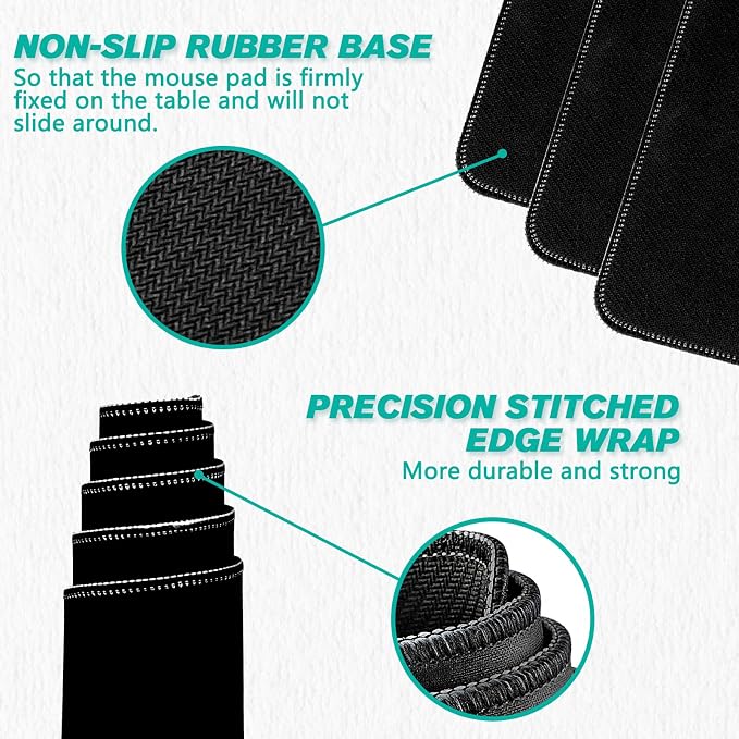 Gaming Mouse Pad - Desk Mat for Keyboard and Mouse - Anime Mousepad Desk Pad with Non-Slip Base, Japanese Large Mouse Pad for Office, Desktop Protection Decoration and Daily Use - Image 2