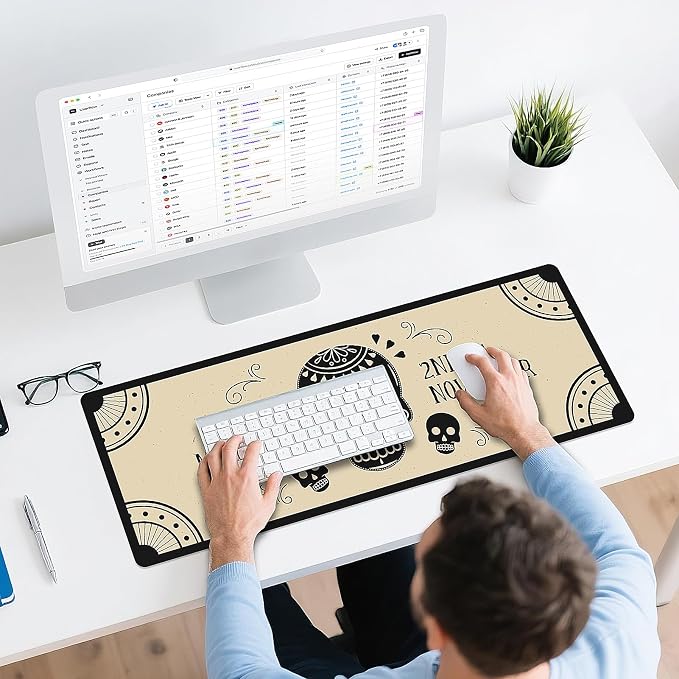 Gaming Mouse Pad - (31.5"×11.8") Skull Large Mouse Pads for Desk - Desk Mat for Keyboard and Mouse with Non-Slip Base, Desks Pad Matfor Game/Office & Home - Image 6