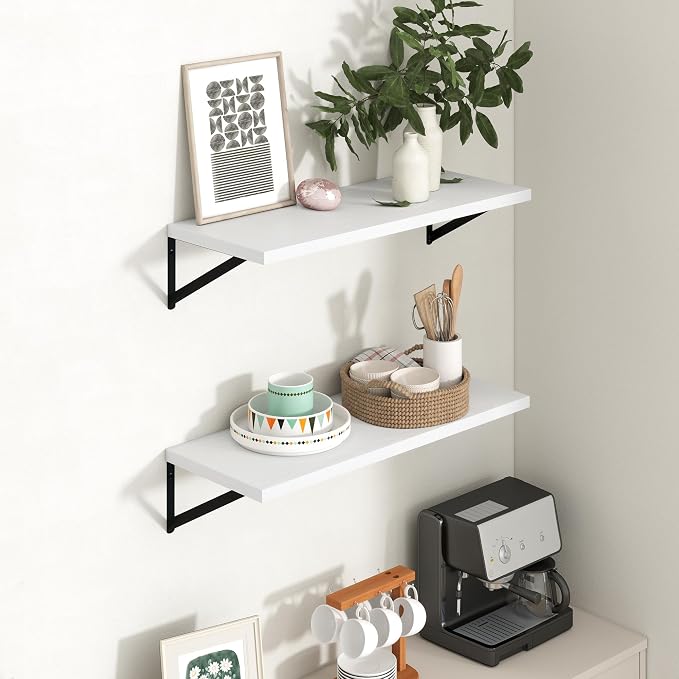Axeman 12 Inch Deep Floating Shelves 30 Inches Long Set of 2 - Image 2