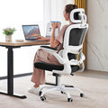 TRALT Office Chair Ergonomic Desk Chair - Gaming Chair with Lumbar Support | 330 LBS Home Office Desk Chairs with Headrest, Reading Chair with Flip-up Armrests, Comfortable Computer Chairs (1, Black) by TRALT