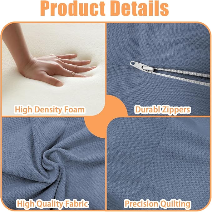 Reading Pillow for Adults, Supportive Lap Desk & Gaming Pillow for Bed, Couch, Floor, Simple Design with Ergonomic Arm Rest for Reading, Working, Gaming, knitting 4 Color Options (Royal Blue) - Image 4