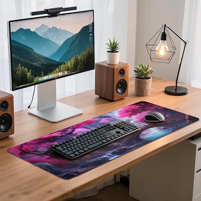 Gaming Mouse Pad - (31.5"×11.8") Japanese Anime Large Mouse Pads for Desk - Desk Mat for Keyboard and Mouse with Non-Slip Base, Desks Pad Matfor Game/Office & Home - Image 7
